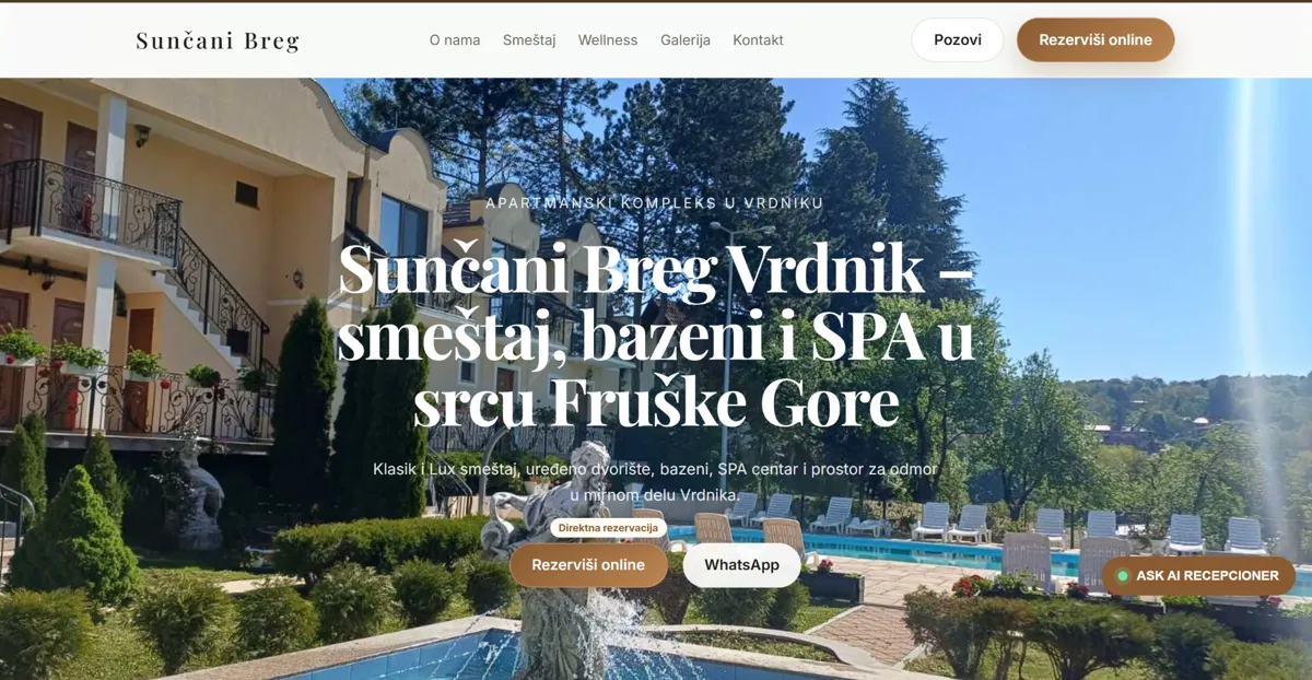 Sunčani Breg Vrdnik